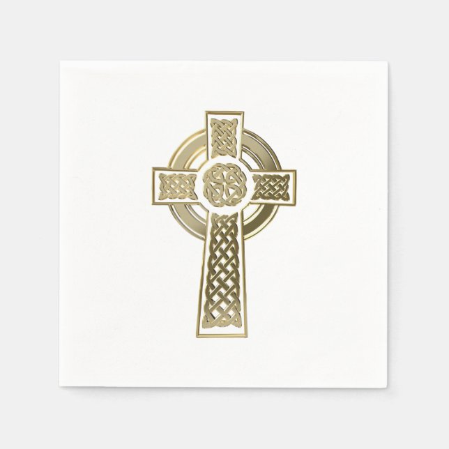 Celtic cross napkin (Front)