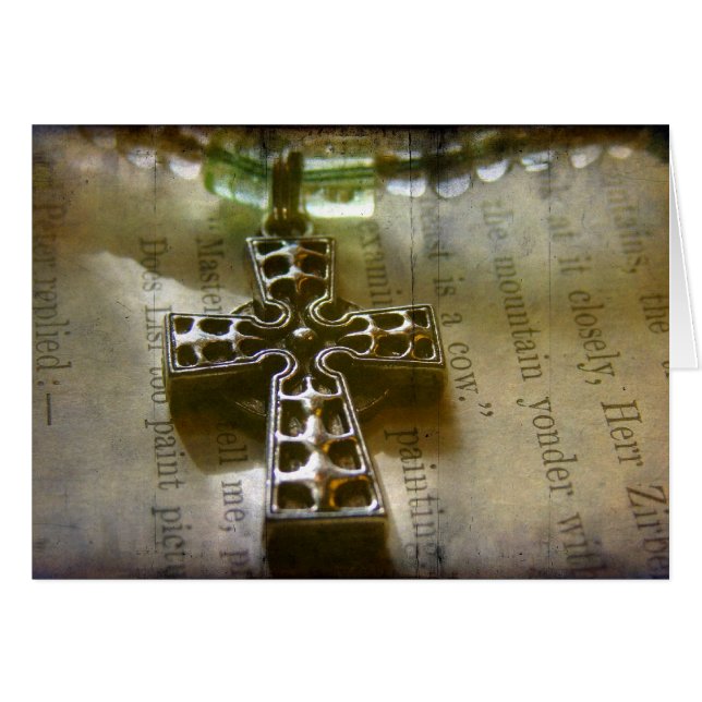 Celtic Cross Necklace (Front Horizontal)