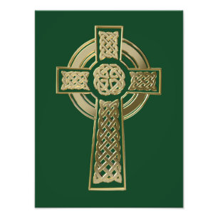 Celtic cross photo print