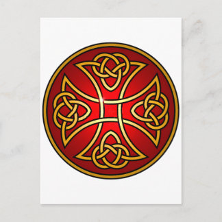 Celtic cross postcard