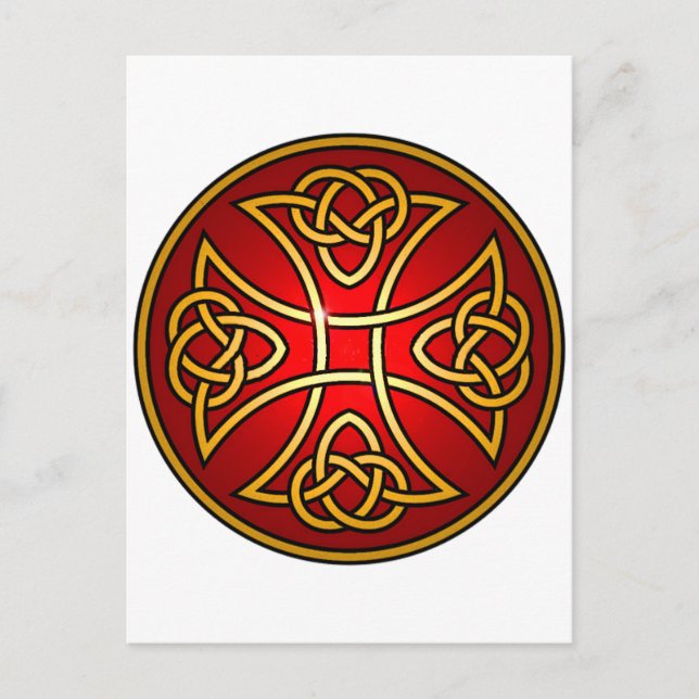 Celtic cross postcard (Front)