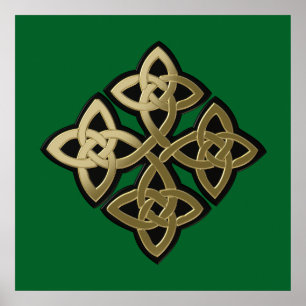 Celtic cross poster