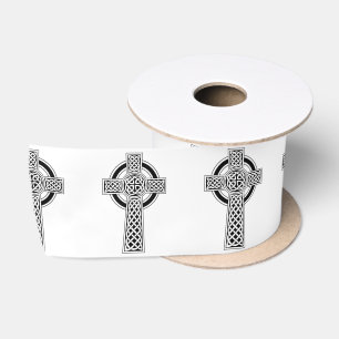 Celtic Cross Satin Ribbon