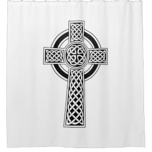 Celtic Cross Shower Curtain