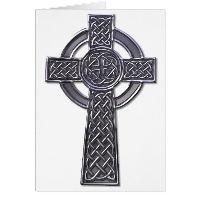 Celtic Cross - Silver (Front)