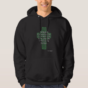 Celtic Cross St Patricks Prayer Christian Hoodie