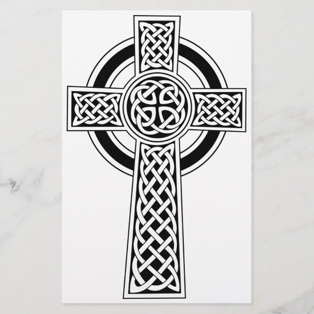 Celtic Cross Stationery (Front)