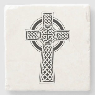 Celtic Cross Stone Coaster