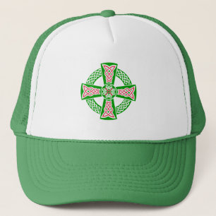 Celtic cross trucker hat