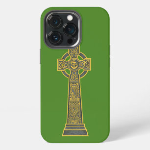 Celtic Cross with Harp iPhone 13 Pro Case