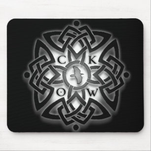 CELTIC CROW MOUSE PAD