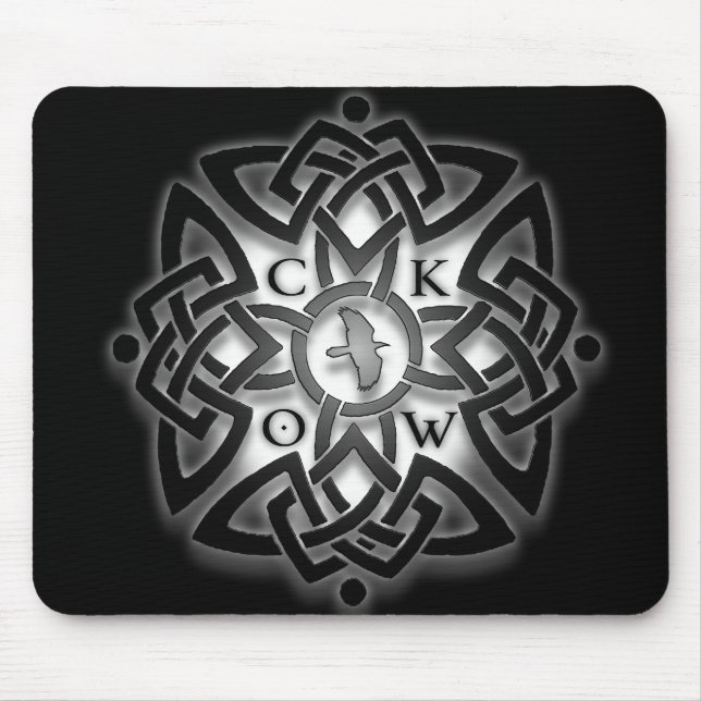 CELTIC CROW MOUSE PAD (Front)