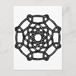 Celtic Design - Basic Round Knot Postcard