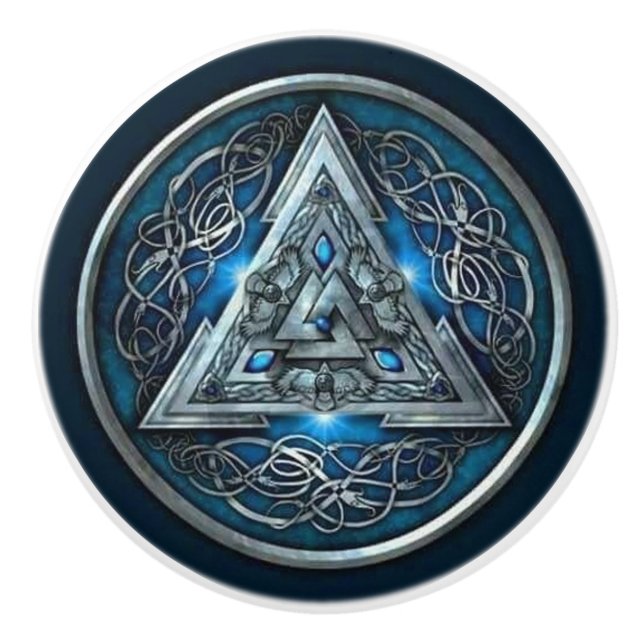 Celtic Design Door or Drawer Knob (Front)