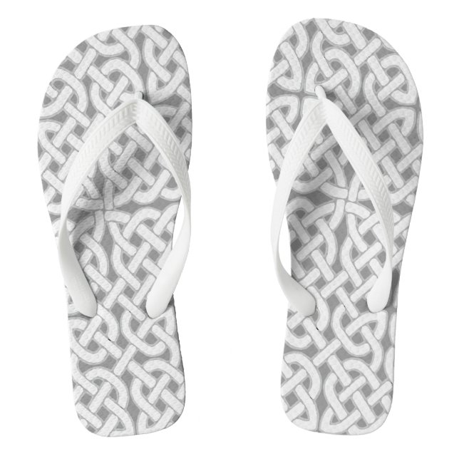 Celtic Design Flip Flops (Footbed)