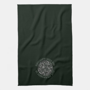 Celtic Design St. Patrick's Day Bar or Tea Towel