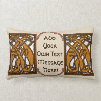 Celtic Dogs Lumbar Pillow