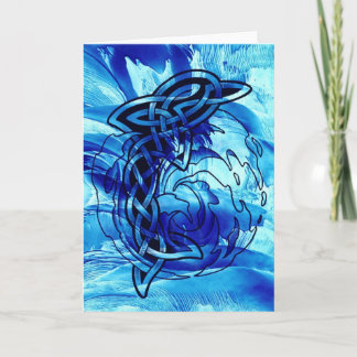 Celtic Dolphin Card