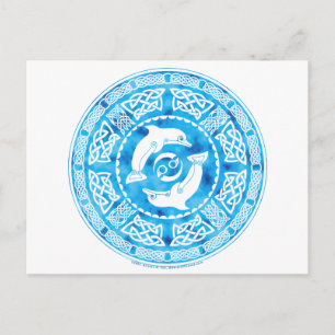 Celtic Dolphin Postcard
