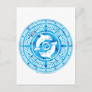 Celtic Dolphin Postcard
