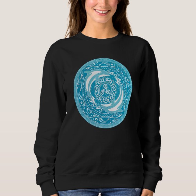 Celtic dolphins sweatshirt (Front)