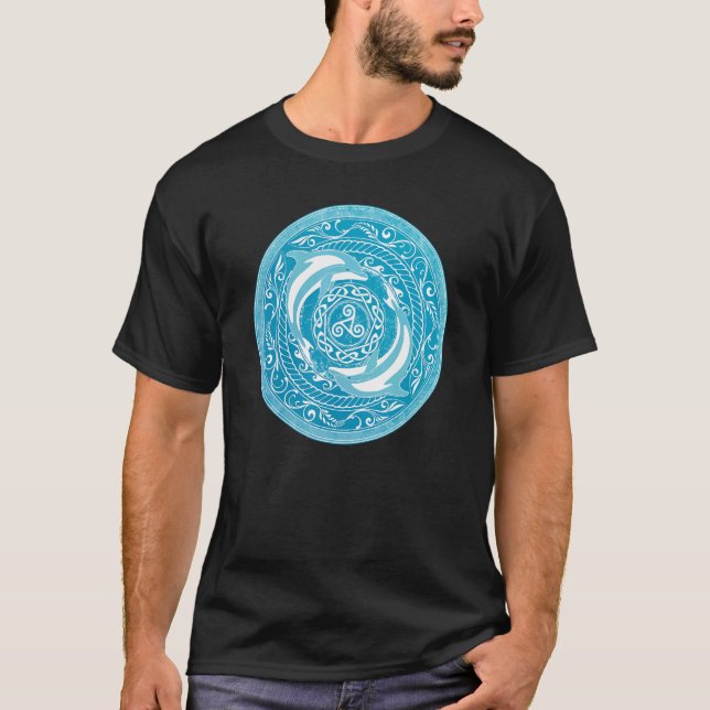Celtic dolphins T-Shirt (Front)