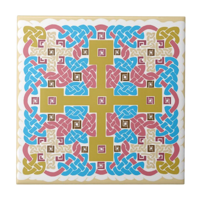 Celtic Donegal Ceramic Tile (Front)