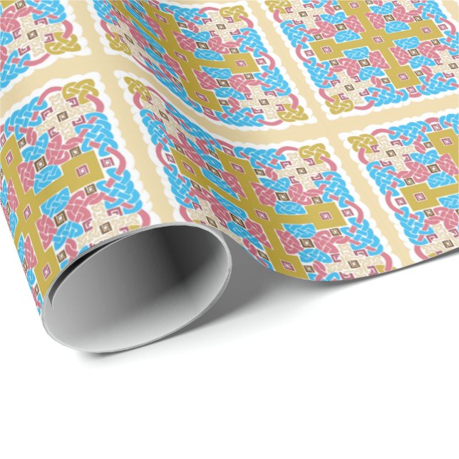 Celtic Donegal Wrapping Paper (Roll Corner)