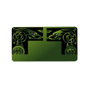 Celtic Dragon Address Label