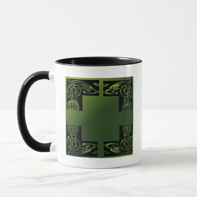 Celtic Dragon Mug (Left)