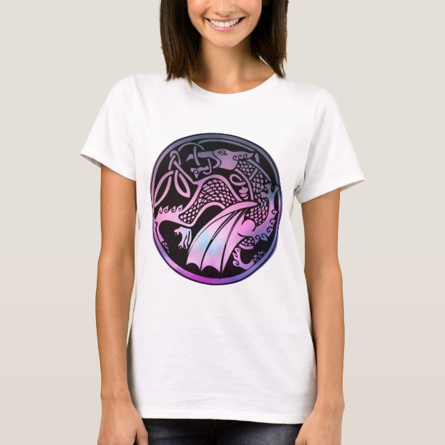 Celtic Dragon Round T-Shirt (Front)