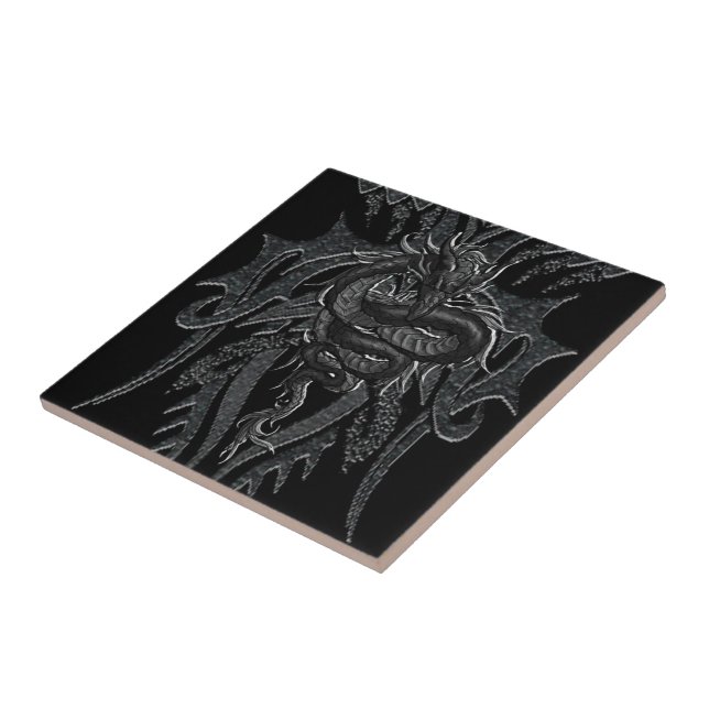 Celtic Dragon Tile (Side)