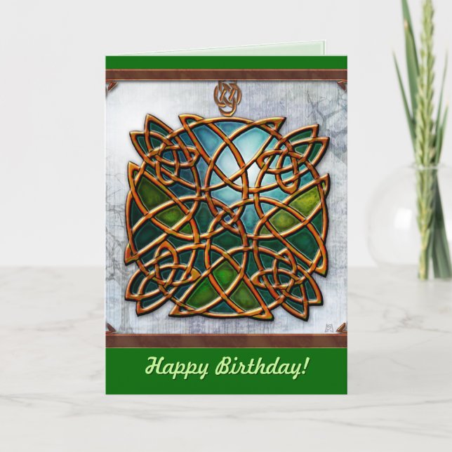 Celtic Dreams (Birthday card) Card (Front)