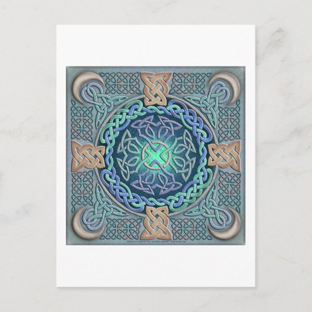 Celtic Eye of the World Postcard (Front)