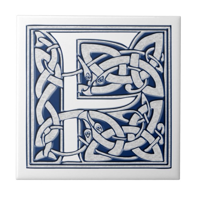 Celtic F Monogram Ceramic Tile (Front)