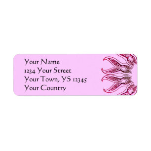 Celtic Flower Return Address Label