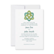 Celtic Formal Wedding Invitation