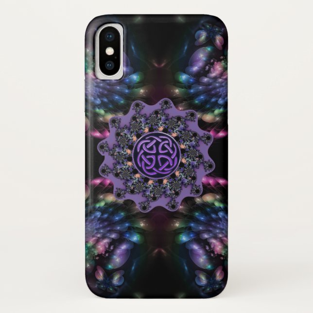 Celtic Fractal Flower Mandala Case for iPhone 5 (Back)