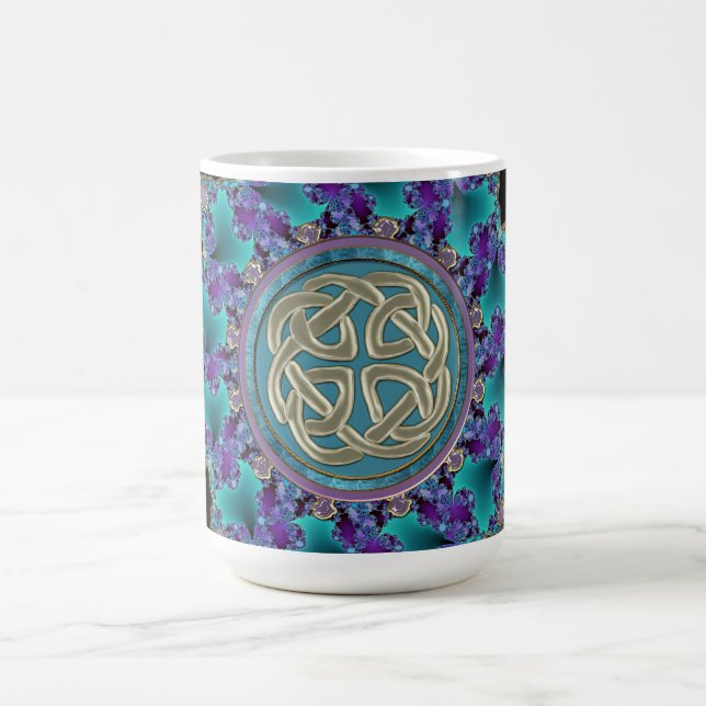 Celtic Fractal Mandala Coffee Mug (Center)