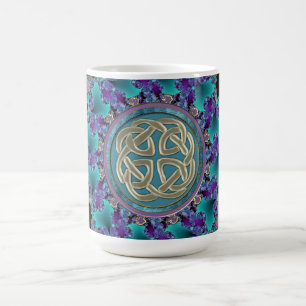 Celtic Fractal Mandala Coffee Mug