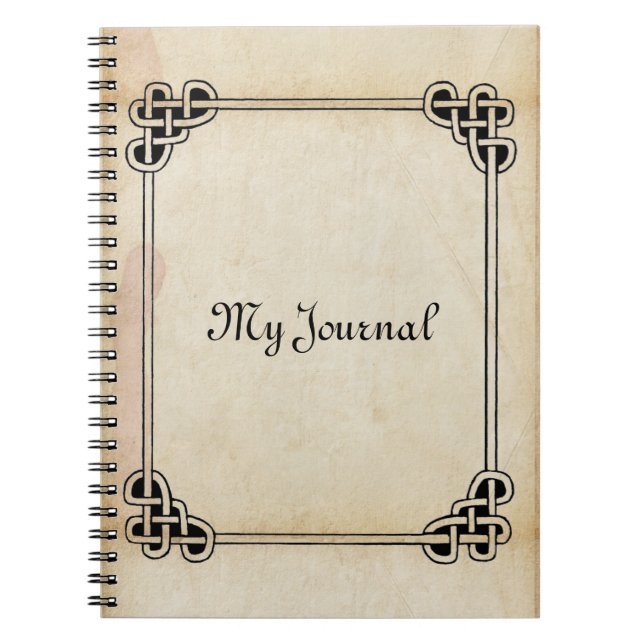 Celtic Frame Antique Look Journal (Front)