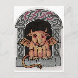 Celtic Gargoyle postcard