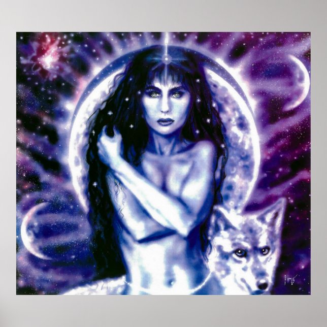 Celtic Goddess Hecate by Lisa Iris Poster (Front)