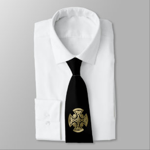 Celtic golden knot tie