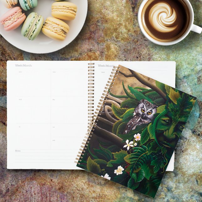 Celtic Green Man Owl Planner (Creator Uploaded)