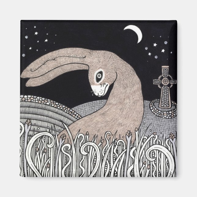 Celtic Hare Magnet (Front)