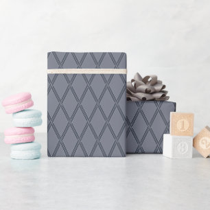 Celtic Harlequin Medium (Moody Grey) Wrapping Paper
