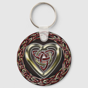 Celtic Heart Keychain