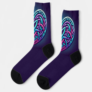 Celtic Heart w/ Dark Blue Socks