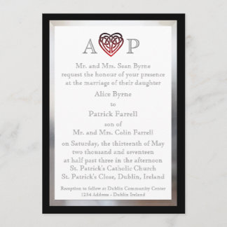 Celtic Heart - Wedding invitation